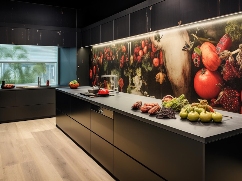 חיפוי זכוכית למטבח